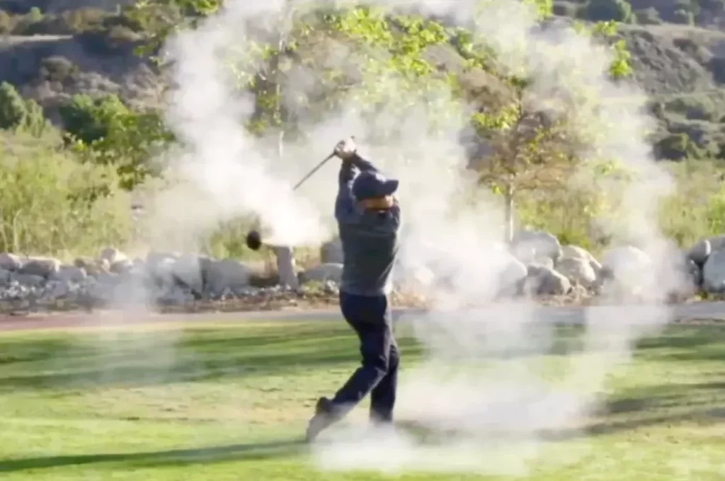 Rocket Powered Golf Club